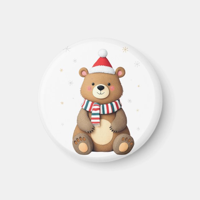 Christmas Bear Magnet (Vorne)