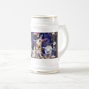 Christmas Beer Stein Happy Farm Party - Spaß Bierglas