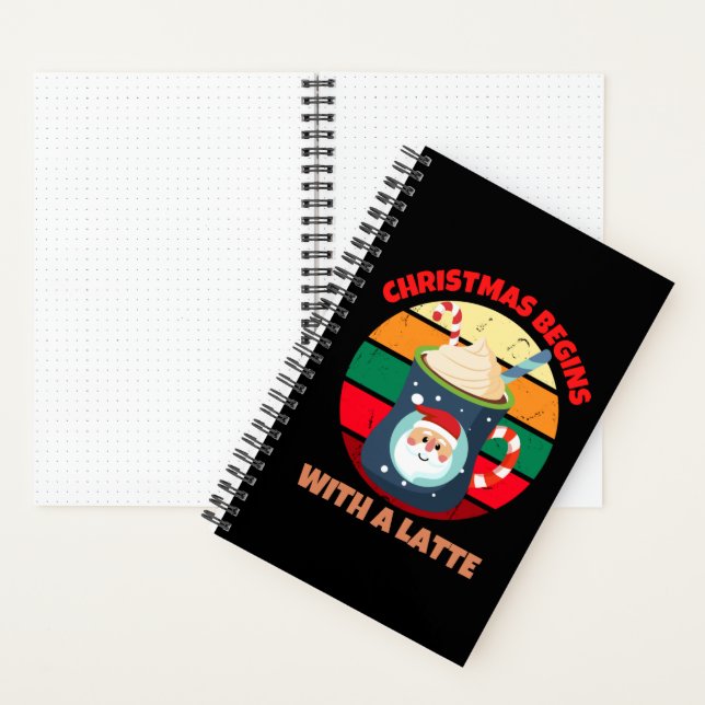 CHRISTMAS BEGINNT MIT EINER SPÄTE NOTIZBUCH (Innen)