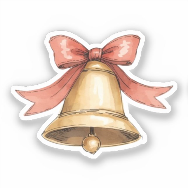 Christmas Bell Sticker (Recto)