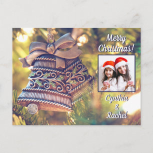 Christmas Bells carte postale personnalisée photo