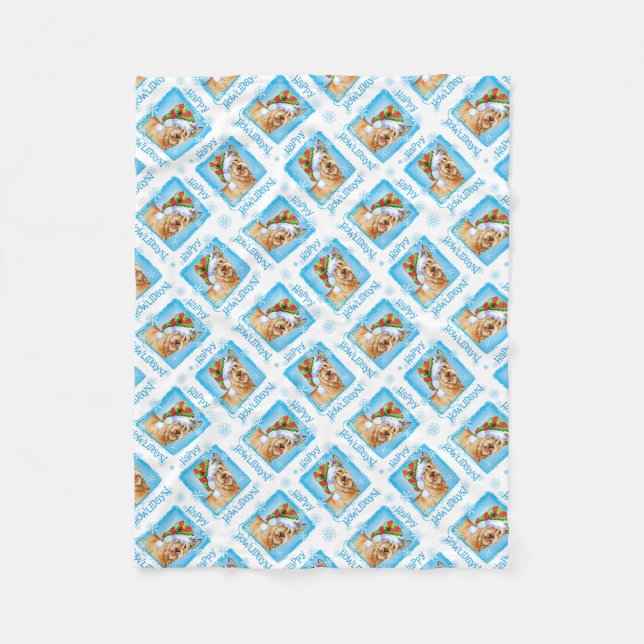 Christmas Berger Picard Fleecedecke (Vorderseite)