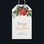 Christmas Berris Watercolor Rotes Grün Geschenkanhänger<br><div class="desc">Fügen Sie Ihren Geschenken in diesem Jahr eine niedliche und moderne Touch mit benutzerdefinierten gedruckten Geschenketiketten hinzu. Passen Sie diese botanischen Skripttags an,  indem Sie auf den Knopf "Personalisieren" klicken.</div>