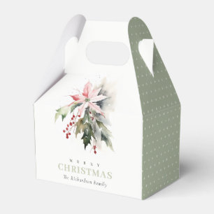 Christmas Berry Poinsettia Foliage Geschenkschachtel