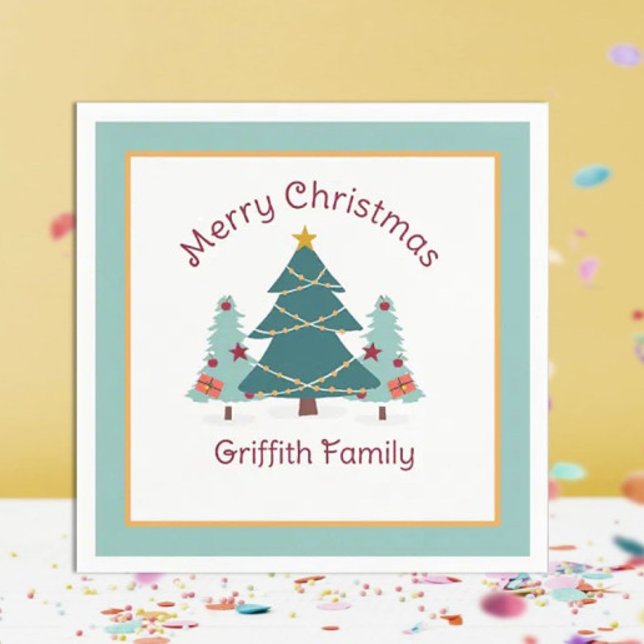 Christmas! Besondere Familienferien Napkins Serviette (Von Creator hochgeladen)