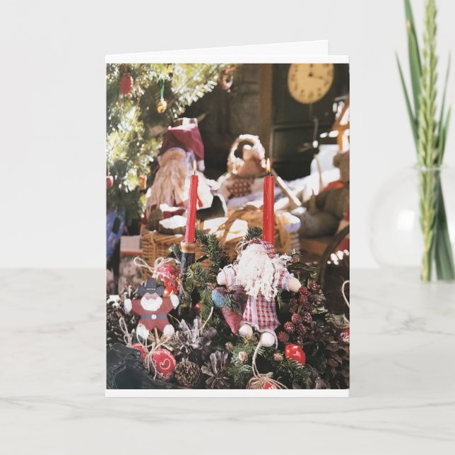 CHRISTMAS BESONDERE ZEITSPEZIALPERSONEN FEIERTAGSKARTE (Vorderseite)