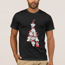 Christmas Bichon Frisé Dog Welpe Niedlicher T - Sh
