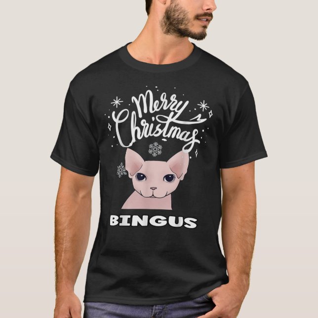 Christmas bingus cat T-Shirt (Vorderseite)