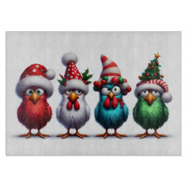 CHRISTMAS BIRDS Cutting Board Schneidebrett