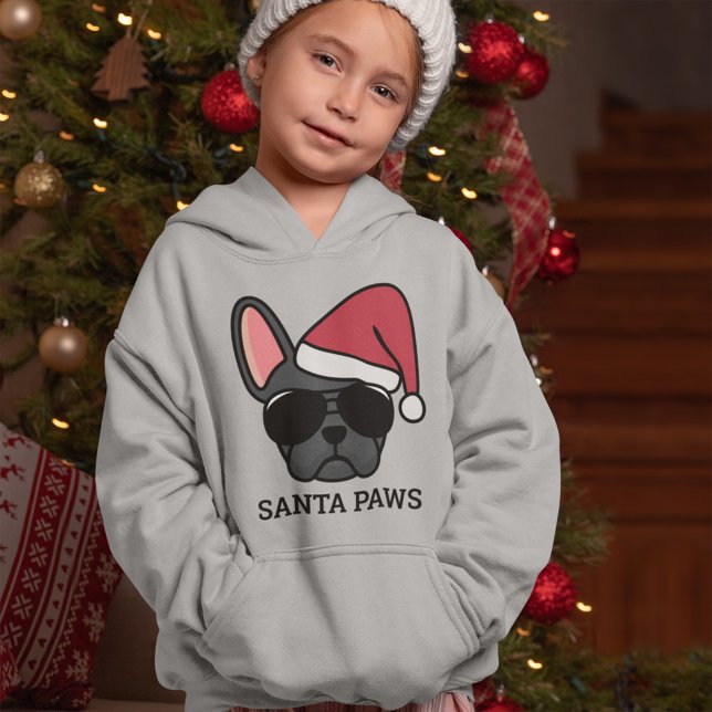 Christmas Black French Bulldog Hoodie (Von Creator hochgeladen)