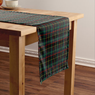 Christmas Black Tartan Kariert Table Runner Kurzer Tischläufer