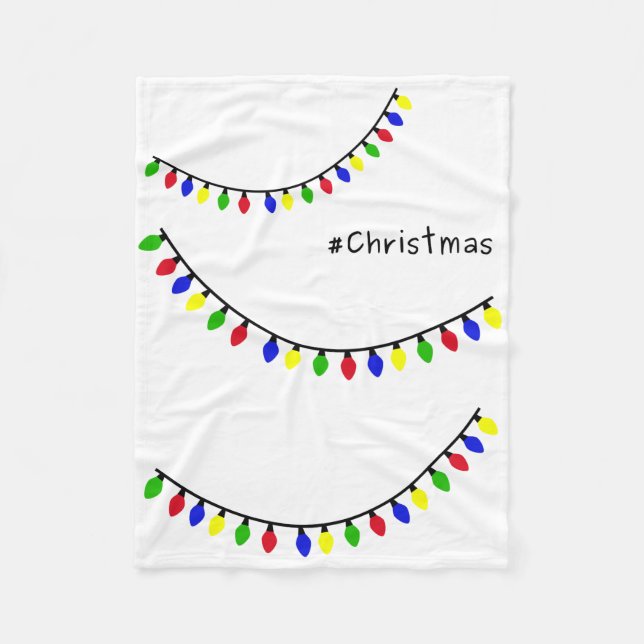 Christmas blanket fleecedecke (Vorderseite)