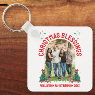 CHRISTMAS BLESSINGS FAMILY WIEDERSEHEN Matching Gr Schlüsselanhänger