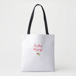 Christmas Blessings Holly Festive Holiday Faith Tasche