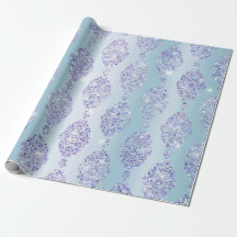 Christmas Blue Lila Sparkle Design