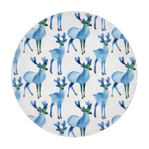 Christmas Blue Reindeer