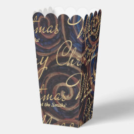 Christmas Blue Wirbel Fevor Boxes Geschenkschachtel