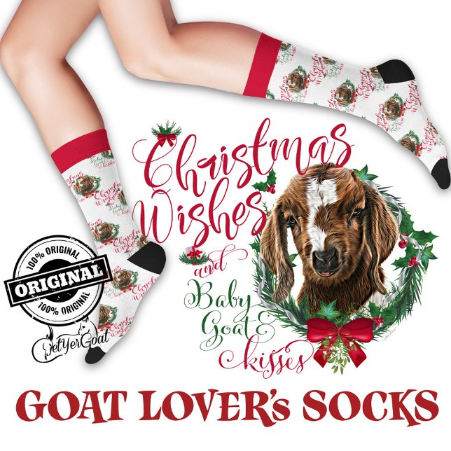 Christmas Boer Baby Goat wünscht Socken (Von Creator hochgeladen)