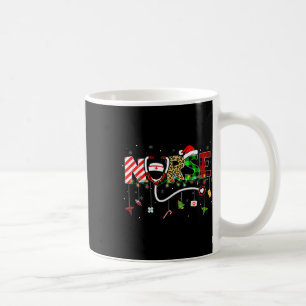 Christmas Boo Boo Crew Reindeer Nurse Buffalo Plai Kaffeetasse