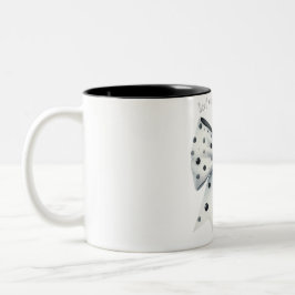 Christmas Bow Christmas Polka Dots Bow Festival Zweifarbige Tasse