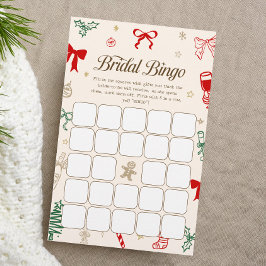 Christmas Bridal Shower Bingo Game