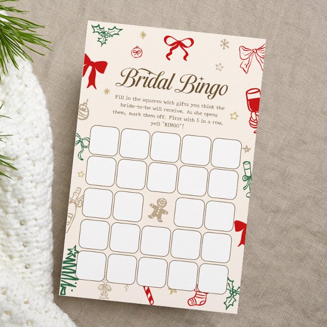 Christmas Bridal Shower Bingo Game (Von Creator hochgeladen)