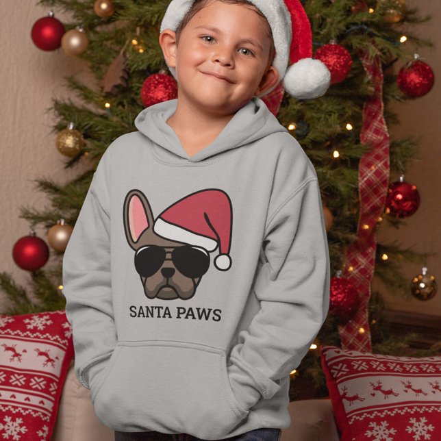 Christmas Brown French Bulldog Hoodie (Von Creator hochgeladen)