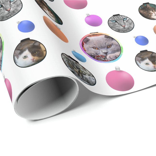 Christmas Bulb Foto Wrapping Paper HAMbWG Geschenkpapier (Rolleneckpunkt)