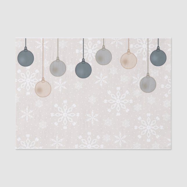 Christmas Bulbs Seidenpapier (Vorderseite)
