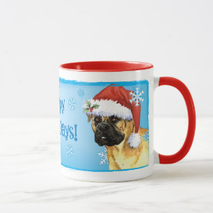 Christmas Bullmastiff Tasse