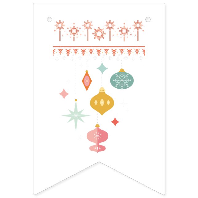 Christmas bunting banner (Sechste Fahne)