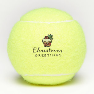 Christmas Cake Frohe Weihnachtsgrüße Tennisbälle