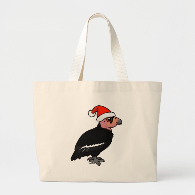 Christmas California Condor Jumbo Stoffbeutel (Vorne)