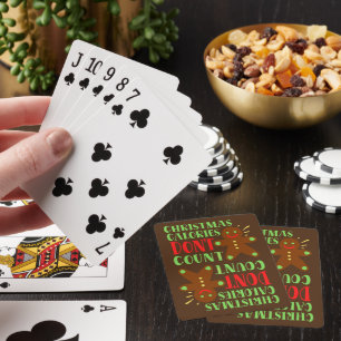CHRISTMAS CALORIES ZÄHLEN NICHT SPIELKARTEN