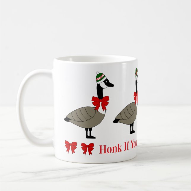 Christmas Canadian Geese Mug Kaffeetasse (Links)