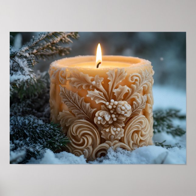Christmas Candle Poster (Vorne)