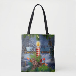 Christmas candle tasche