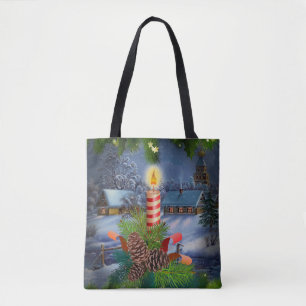 Christmas candle tasche