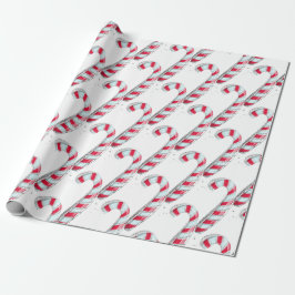 Christmas Candy Cane Geschenkpapier