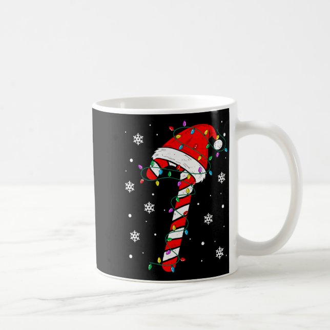 Christmas Candy Cane Hat Santa Xmas Holiday Toddle Kaffeetasse (Rechts)