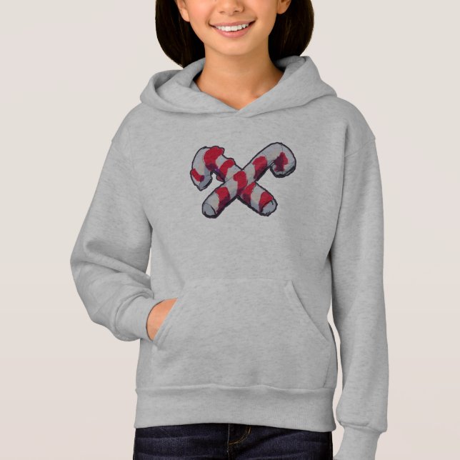 Christmas Candy Cane Hoodie (Vorderseite)