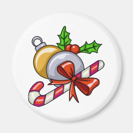 Christmas Candy Cane Magnet