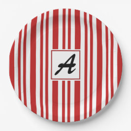 Christmas Candy Cane Party Pappteller