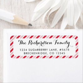 Christmas Candy Cane Red Stripes Pattern Holiday