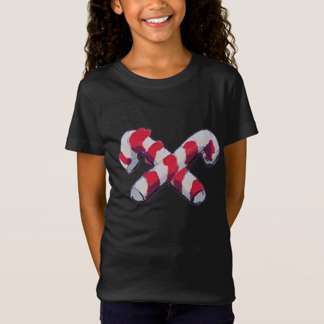Christmas Candy Cane T-Shirt (Vorderseite)