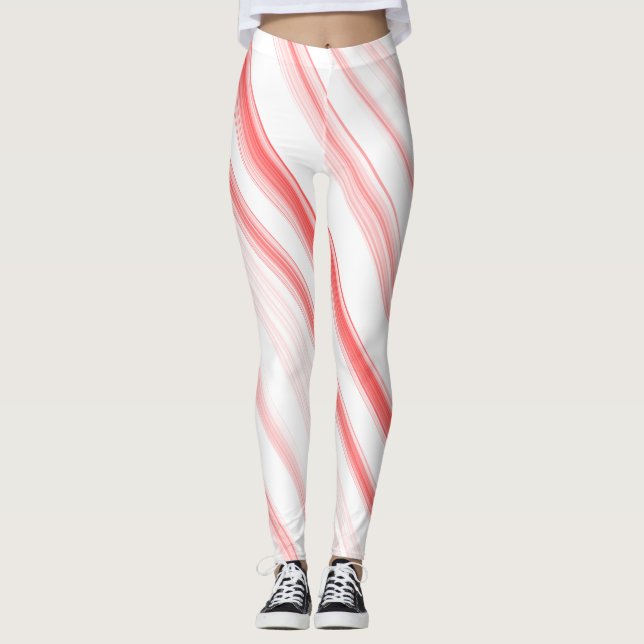 Christmas Candy Compression Spandex Leggings (Vorderseite)