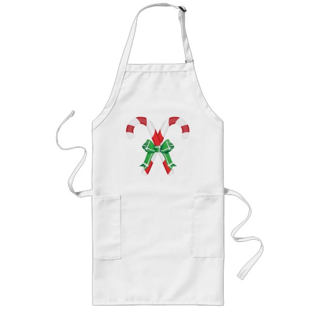 CHRISTMAS CANDYCANES LANGE SCHÜRZE (Vorne)