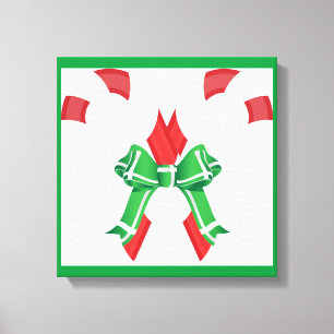 CHRISTMAS CANDYCANES LEINWANDDRUCK