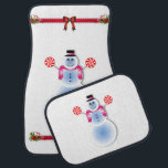 Christmas Car Mat Snowman Autofußmatte<br><div class="desc">Weihnachtswagenmatten, Kinderwagen, Snowman-Matten, Santa Car Mats, Elf-Autos, </div>