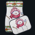 Christmas Car Mat Snowman Autofußmatte<br><div class="desc">Weihnachtswagenmatten, Kinderwagen, Snowman-Matten, Santa Car Mats, Elf-Autos, </div>